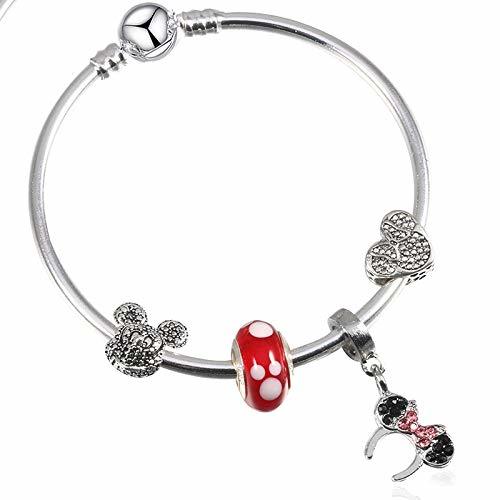 Social Delicate girl-shouzhuo Bisutería Crystal Beads Bracelet Unión DIY Encanto Pulseras Y Brazaletes