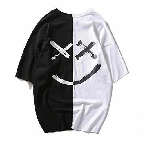 Overdose Sudadera Hombres Patchwork Slim Fit Hoodie OtoñO Moda Outwear Nueva Blusa