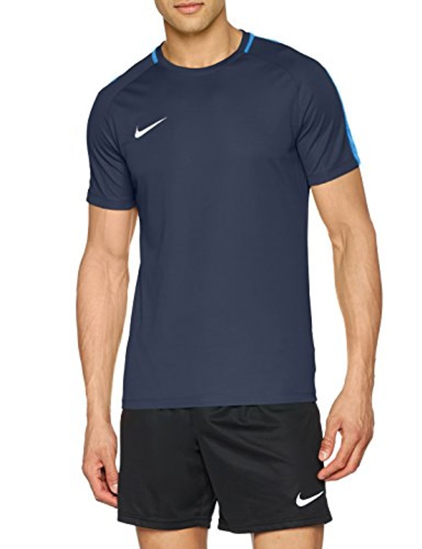 Moda NIKE M NK Dry Acdmy18 Top SS T-Shirt, Hombre, Obsidian