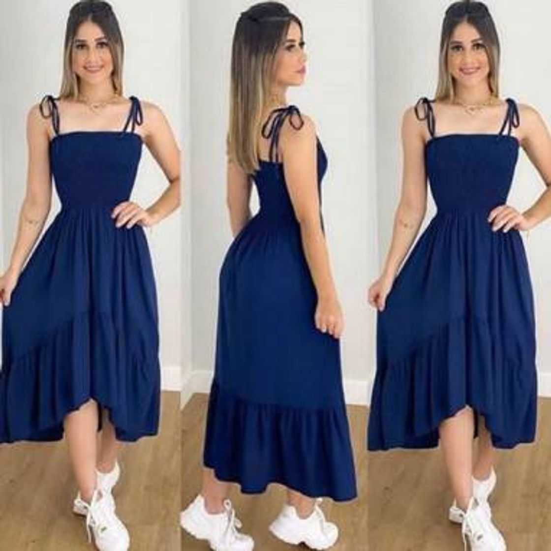 Moda Vestido Mullet