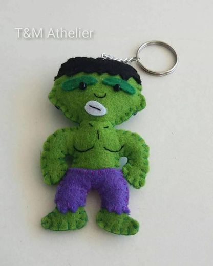 Porta-chaves do Hulk 🔝👏😍😉