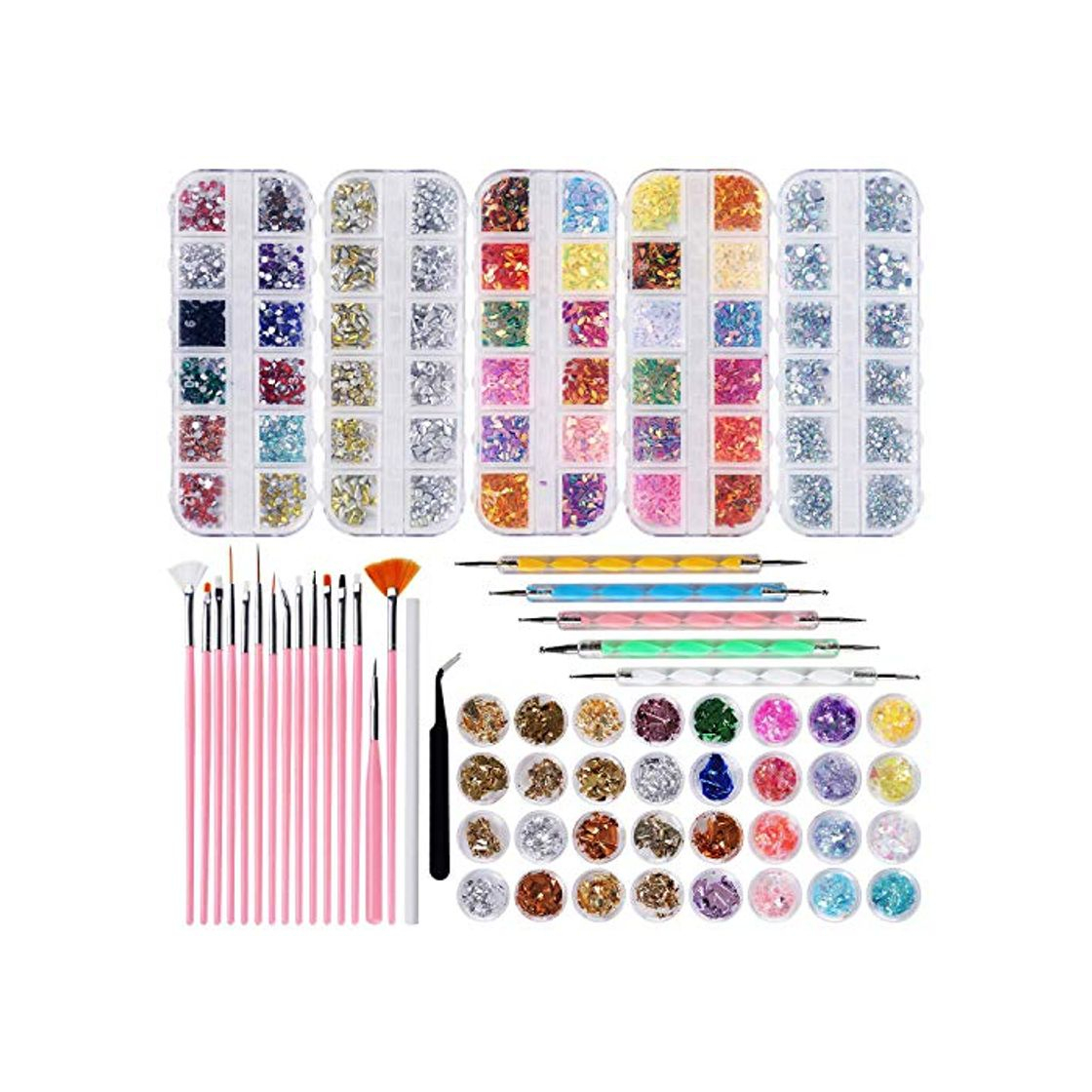 Products GOTONE 8466 piezas Kit de Accesorios Decoración Uñas Nail Art