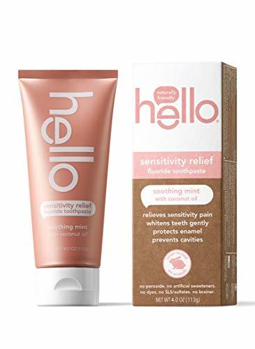 Places Hello, Sensitivity Relief Fluoride Toothpaste, Soothing Mint, 4 oz