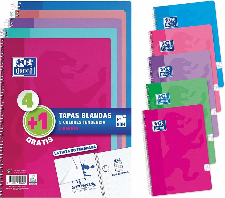 Electronic Oxford - Pack de 5 cuadernos