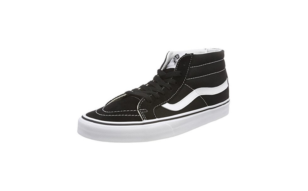 Moda Vans Sk8-mid Reissue, Zapatillas de Gimnasia Unisex Adulto, Negro