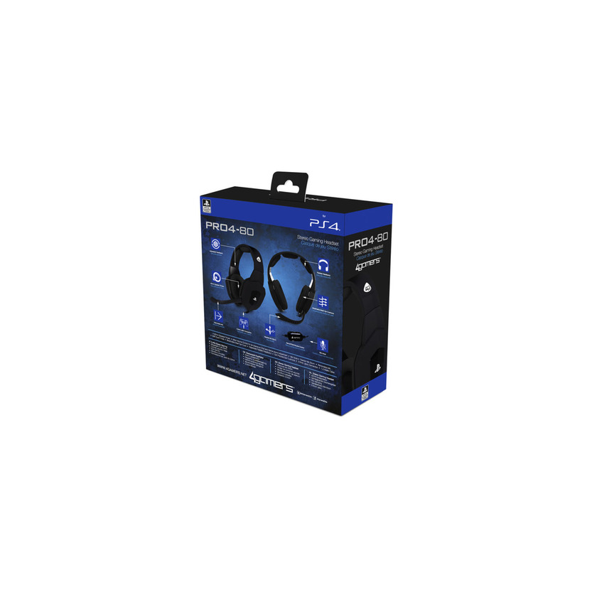 Producto Auscultadores PS4 Pro 4GAMERS 4-80