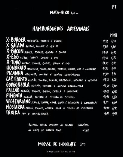 Honorato Hamburguers Artesanais