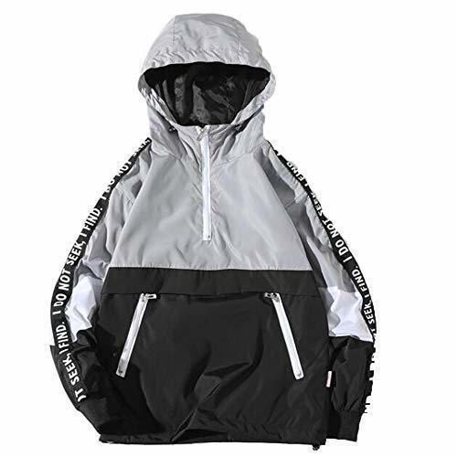 Social OHQ Camisa Hombre Sudadera OtoñO Invierno Casual Stand Collar Coat Jacket Zipper