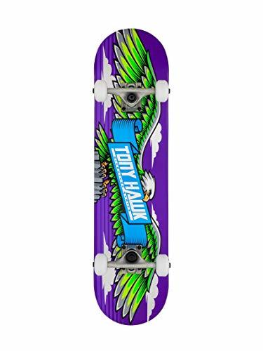 Productos Tony Hawk Monopatín Skate Skateboard Complete Wingspan Purple 7.75