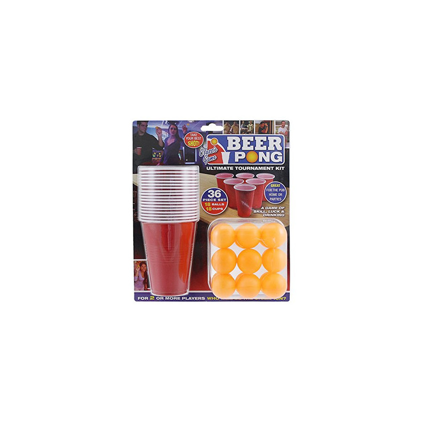 Product PMS 619028 - Juego de Beer Pong de 36 Piezas en Doble