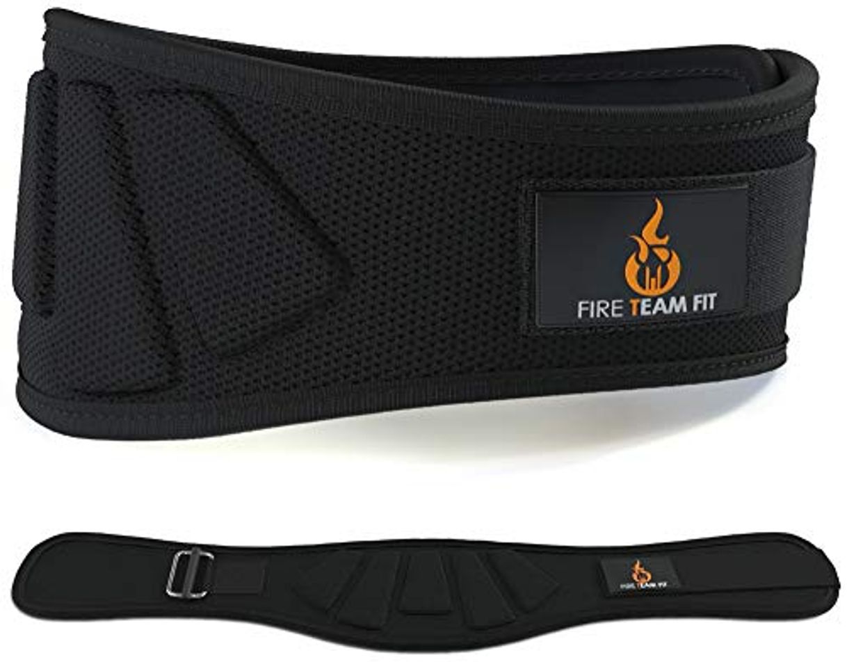 Fire Team Fit Cinturon Levantamiento Pesas, Cinturon Lumbar Gimnasio Hombre, Cinturon Pesas