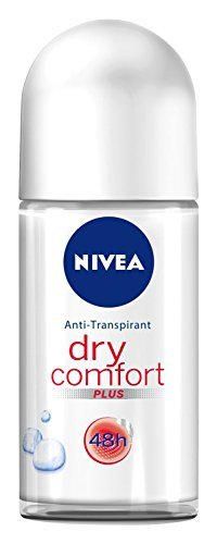 Nivea - Dry comfort plus, desodorante roll - on, pack de 2,