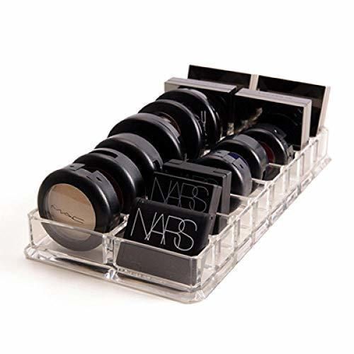 Sangmei Criativo acrílico Transparente 16 Grade caixa de armazenamento de maquiagem Senhoras