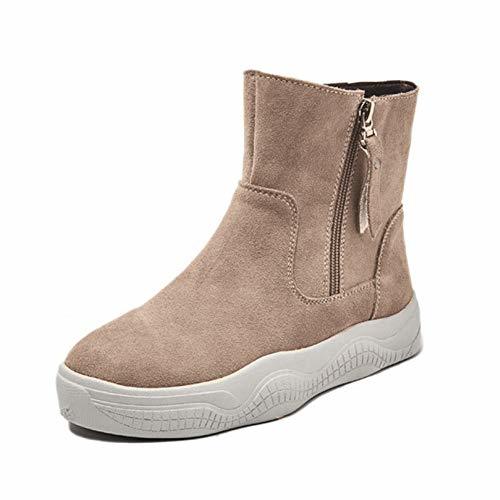 Fashion MagicXle 2019 Botas De Camurça Mulheres Sapatos De Inverno Sapatos De Couro