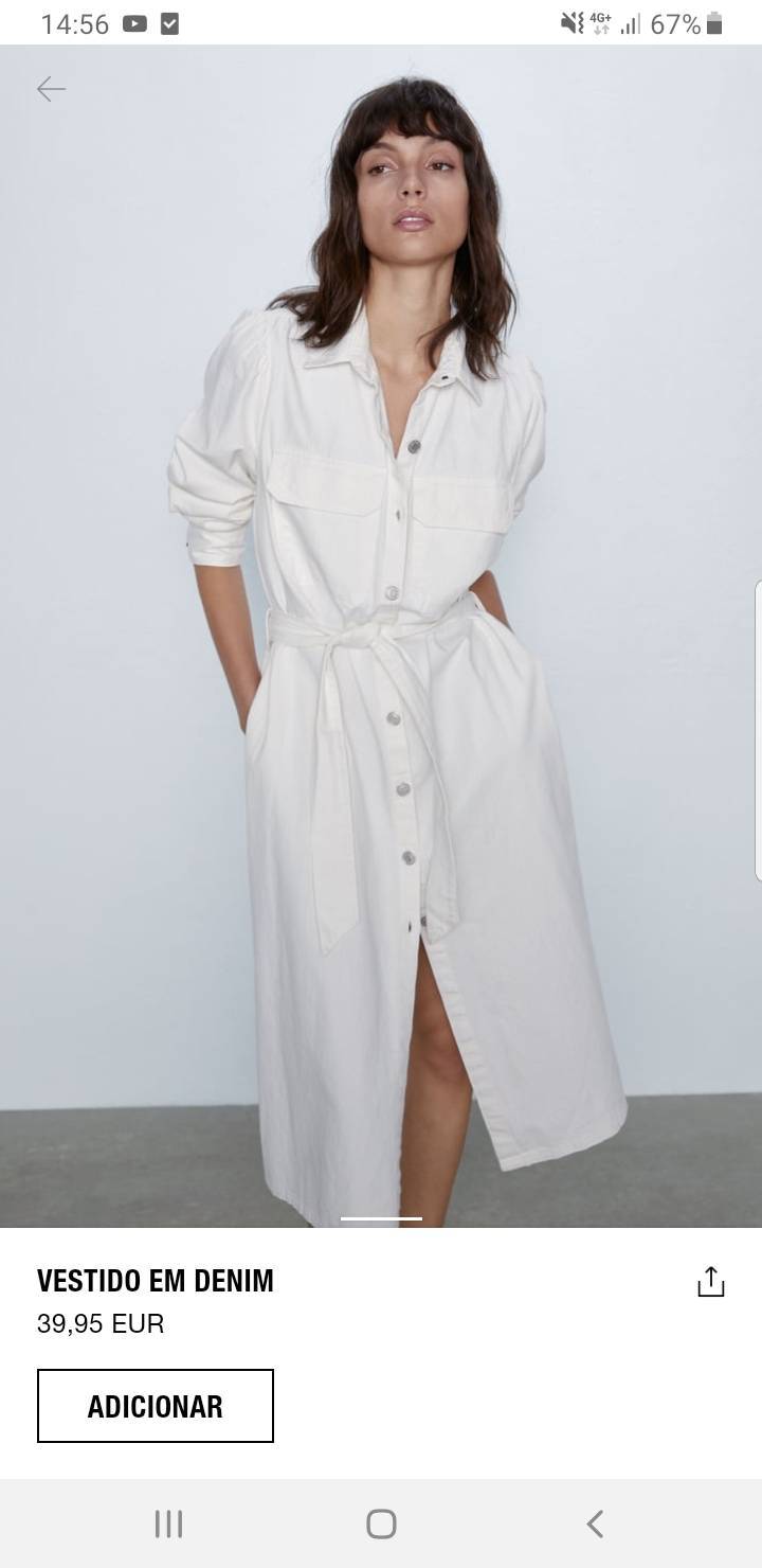 Fashion Vestido branco