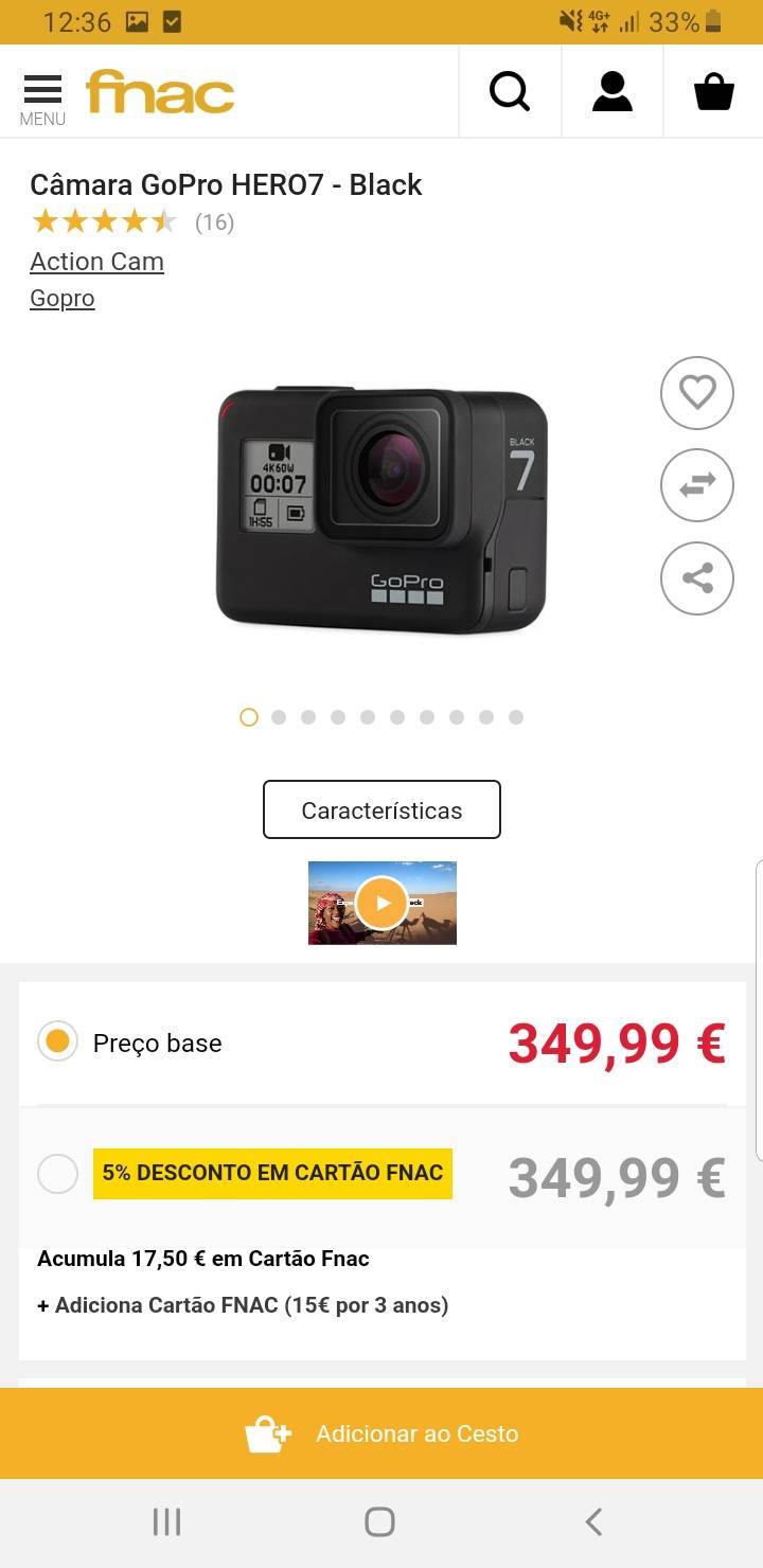 Product Go pro