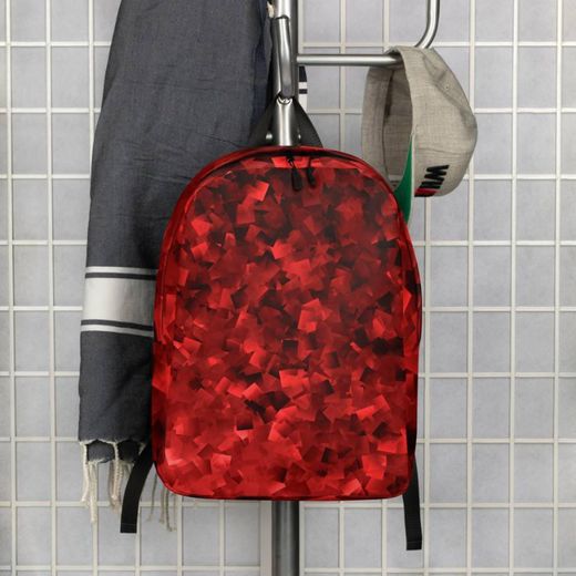 Wands Red Minimalist Backpack