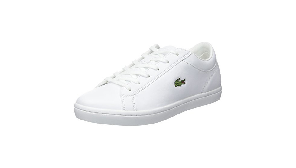 Moda Lacoste Straightset BL 1 SPW, Zapatillas para Mujer, Blanco