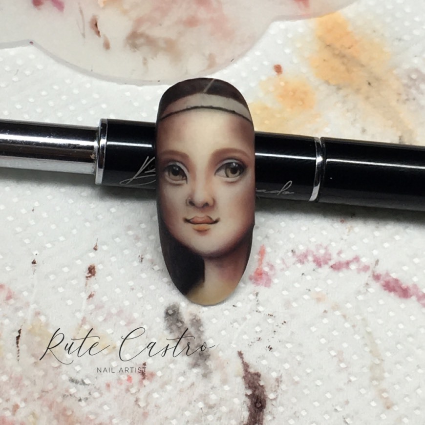 Moda Mona lisa Nail Art