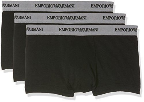 Emporio Armani Underwear 111357CC717 - Calzoncillos Para Hombre, Negro