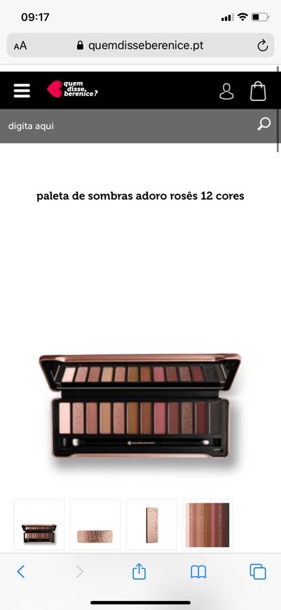 Product QDB ADORO ROSES PALETA SOMBRAS