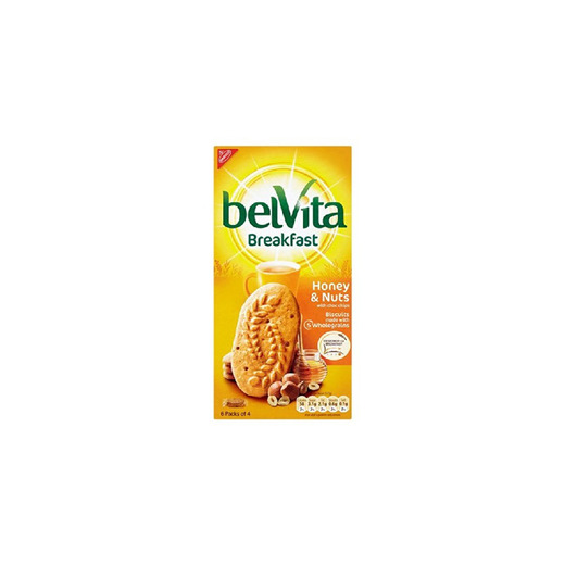 Belvita miel y nuez desayuno Galletas 6 x 50g