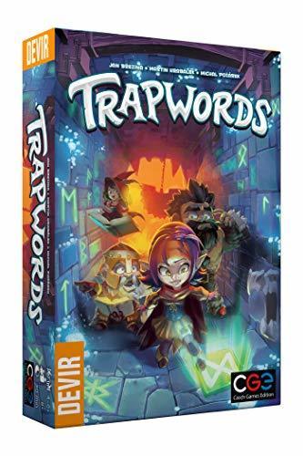 Lugares Devir Trapwords, Juego de Mesa Ed.Portuguesa, Multicolor