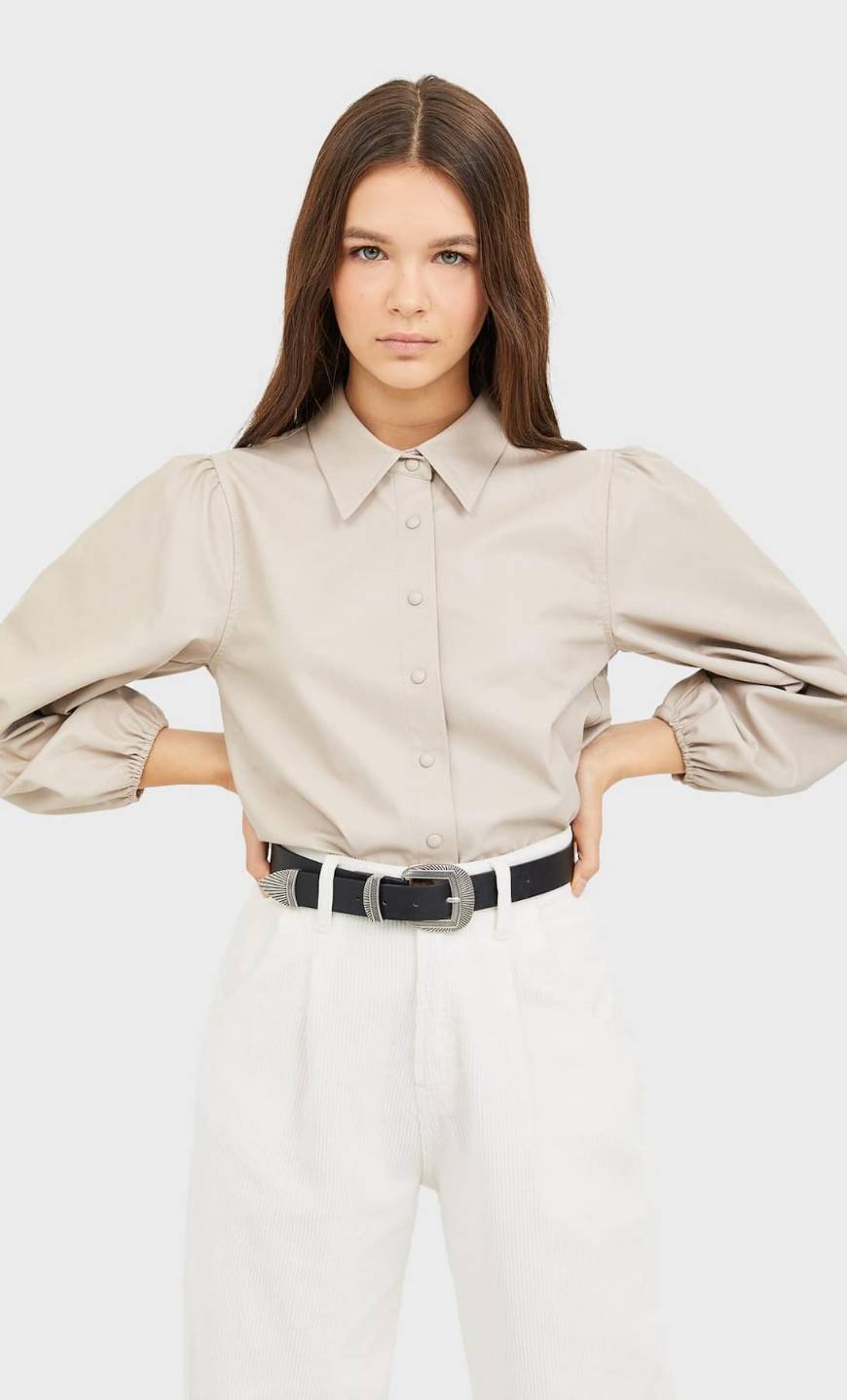 Social Camisa Stradivarius 