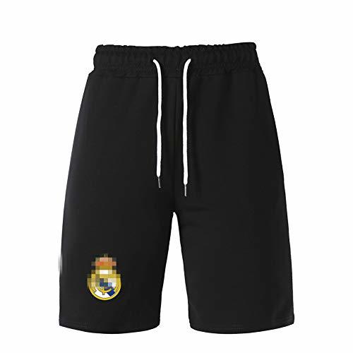 GROSIU& Summer Men Leisure Men Knee Length Shorts Color Patchwork Joggers Short