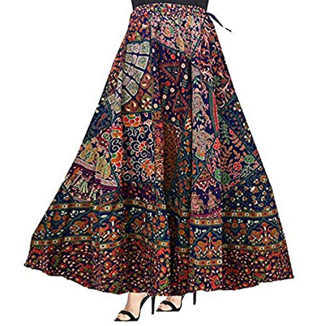 Social Sai Fashion Falda Boho Multicolor
