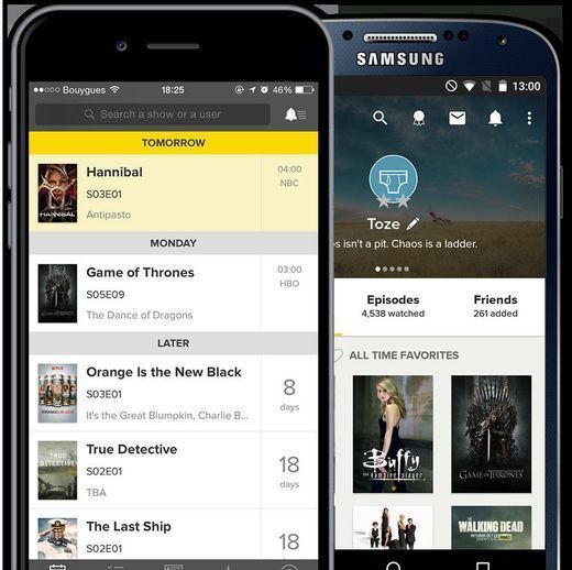 Tvshowtime Android