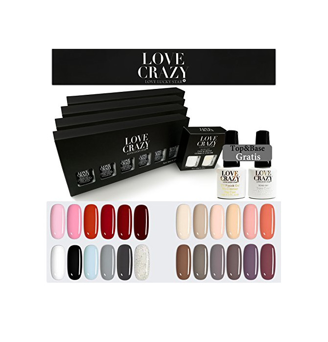 Social LOVECRAZY® Esmaltes de Gel Semipermanente para Uñas