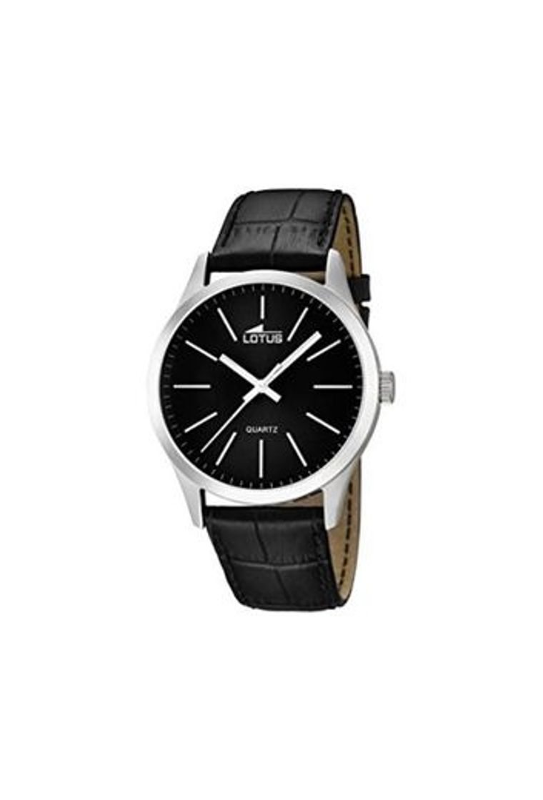 Social Lotus Reloj Analógico para Hombre de Cuarzo con Correa en Cuero 15961/3