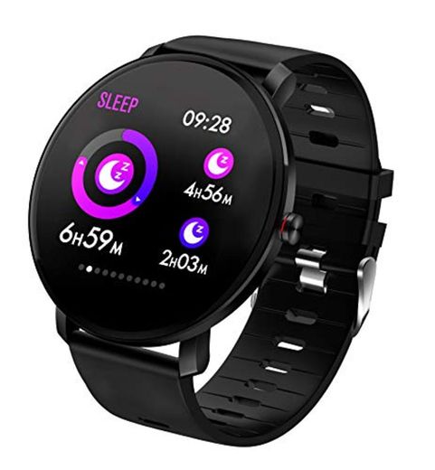 TDOR Smartwatch con Whatsapp Hombre Mujer Reloj Inteligente Android iOS Deportivo