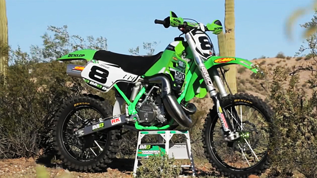 Moda Kawasaki KX500 2 Stroke RAW featuring Destry Abbott - Dirt Bike ...