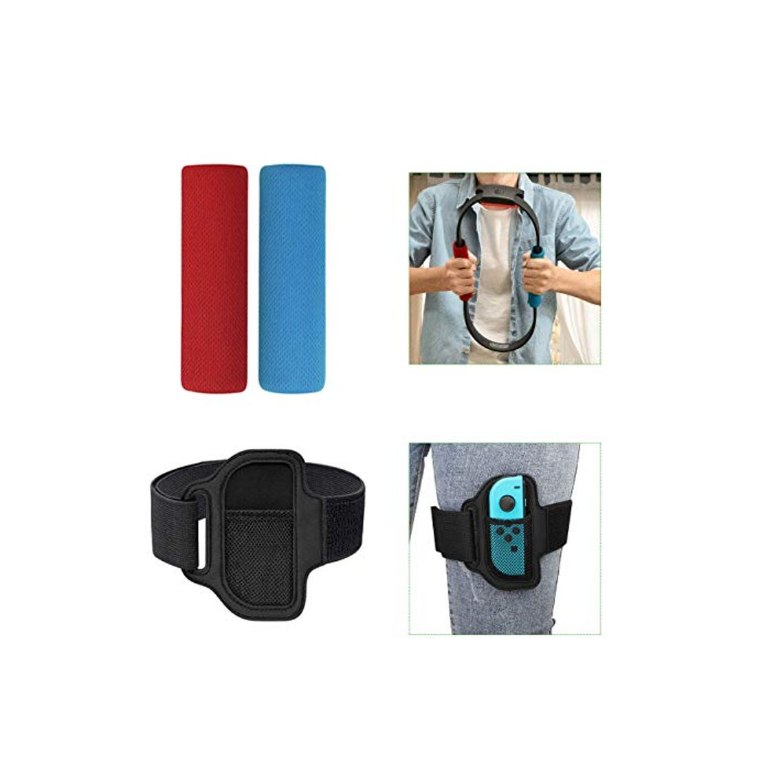 Social TiMOVO Acessorio Correa de Pierna de Control Compatible con Switch Joy-Con Ring