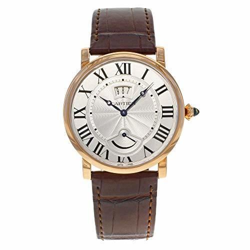 Cartier Rotonde de Cartier Reloj para Hombre con Esfera Plateada de 18