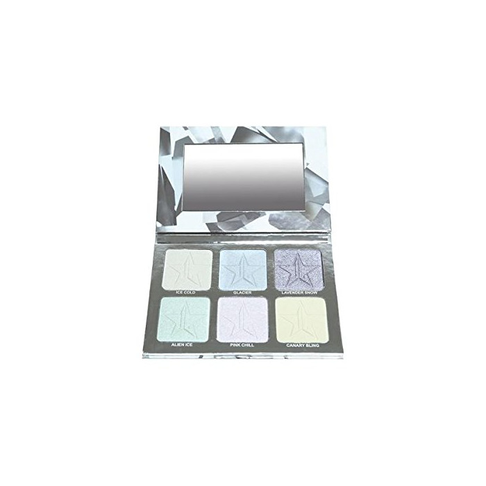 Social Jeffree Star Holiday Glitter Colección – Platinum hielo piel Pro paleta de hielo