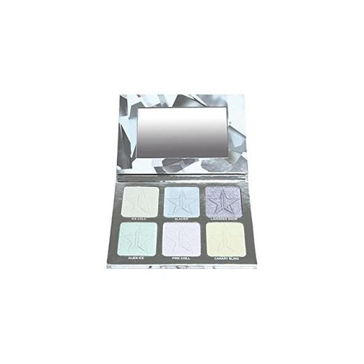 Jeffree Star Holiday Glitter Colección – Platinum hielo piel Pro paleta de hielo