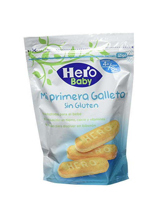 Productos Hero Baby Mi primera Galleta sin Gluten de Fácil Disolución para Bebés