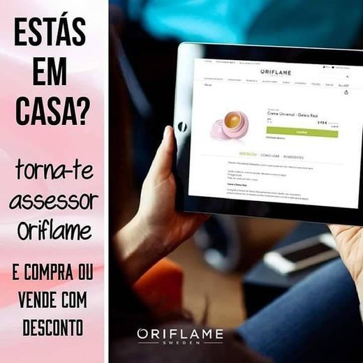 Faz parte da Oriflame e ganha dinheiro extra