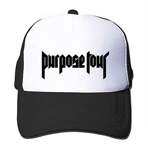 SHUIFENG66 Feruch Custom Justin Bieber Purpose Tour Classical Logo Trucker Hat Orange