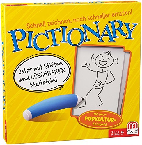 Product Mattel Games Pictionary Juego de Mesa de Palabras - Juego de Tablero