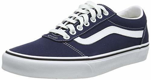 Vans Ward Canvas, Zapatillas para Hombre Azul