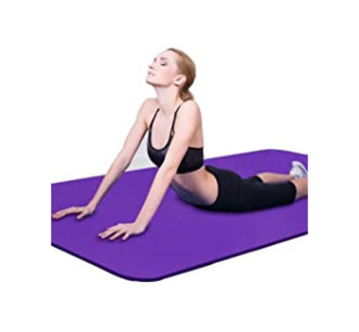 Binwwe Esterilla de Yoga Esterilla de Ejercicio Antideslizante Gruesa para Entrenamiento en