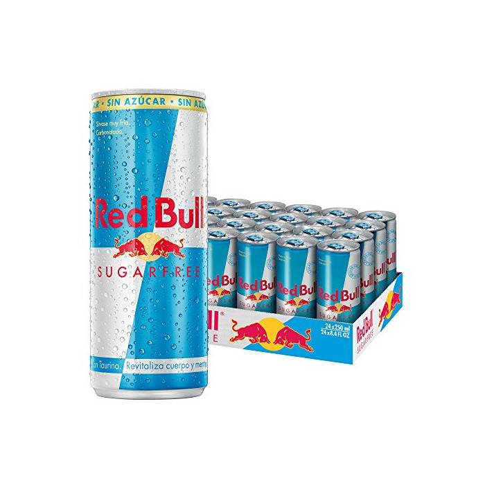 Social Red Bull Sugarfree, Bebida energética - 24 de 250 ml.