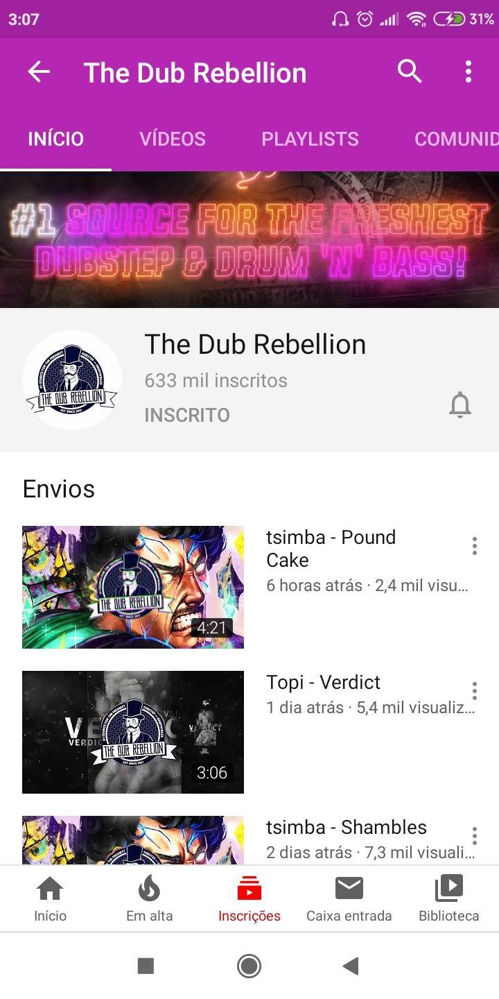 Melhor canal de música eletrônica