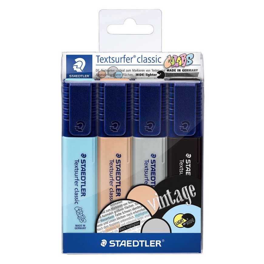 Moda Marcadores Staedtler Textsurfer® Classic® cores vintage