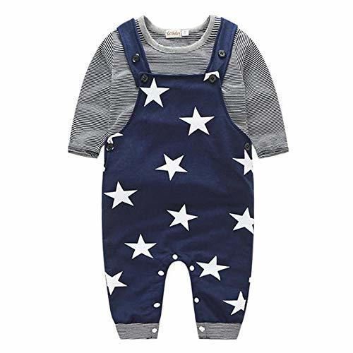 Social Ropa de Bebe Nino Recien Nacido Impresión de Estrella Blusa Bebe Niña