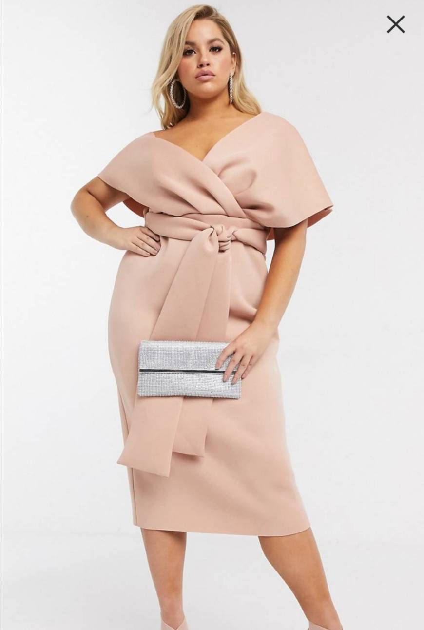 Social Vestido tubo midi